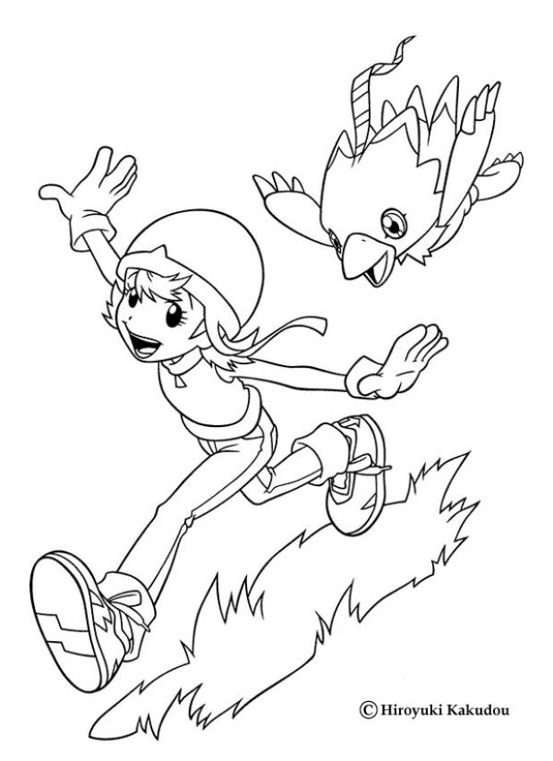 tanemon coloring pages - photo #22