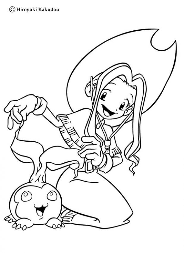 tanemon coloring pages - photo #2