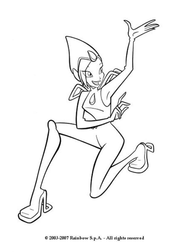 magic winx coloring pages - photo #23
