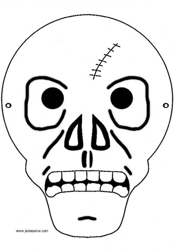 Halloween Skelettmaske