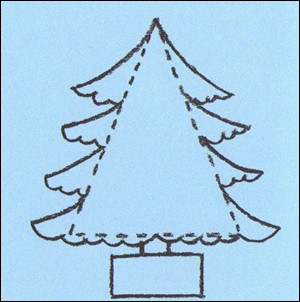 Wie man einen Weihnachtsbaum malt