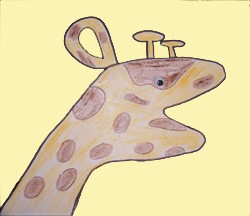 Wie du eine Giraffe mit deiner Hand malst