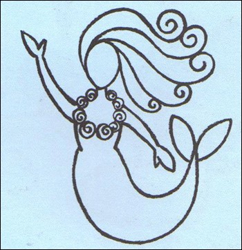 Wie man eine Meerjungfrau malt