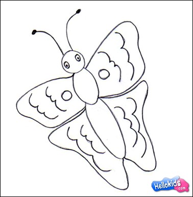Lerne wie man einen Schmetterling malt