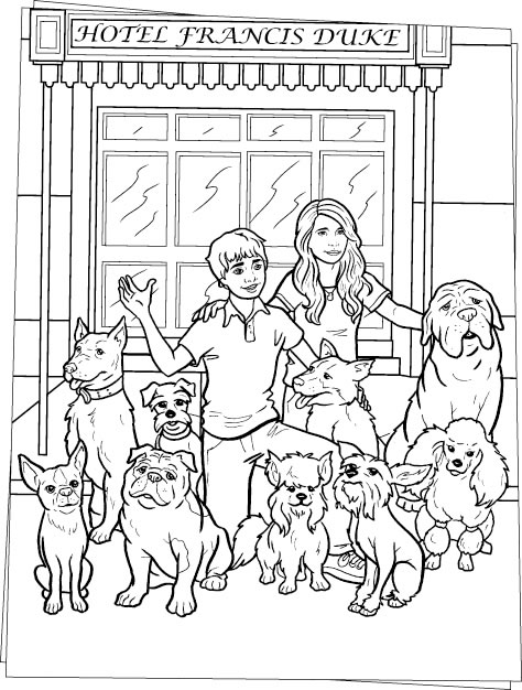 i love you coloring pages dog - photo #32