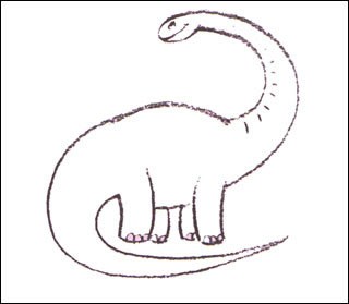 Wie man einen Diplodocus malt