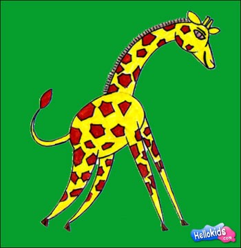 Wie man eine Giraffe malt