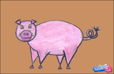 Wie man ein Schwein malt