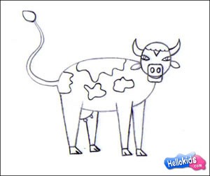 Wie man eine Kuh malt