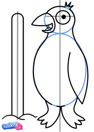 Wie man einen Pinguin malt