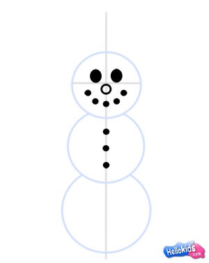 Wie man einen Schneemann malt