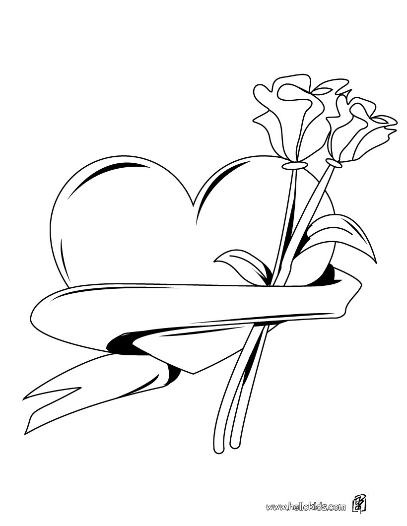 qhy5 ii coloring pages of a rose - photo #45