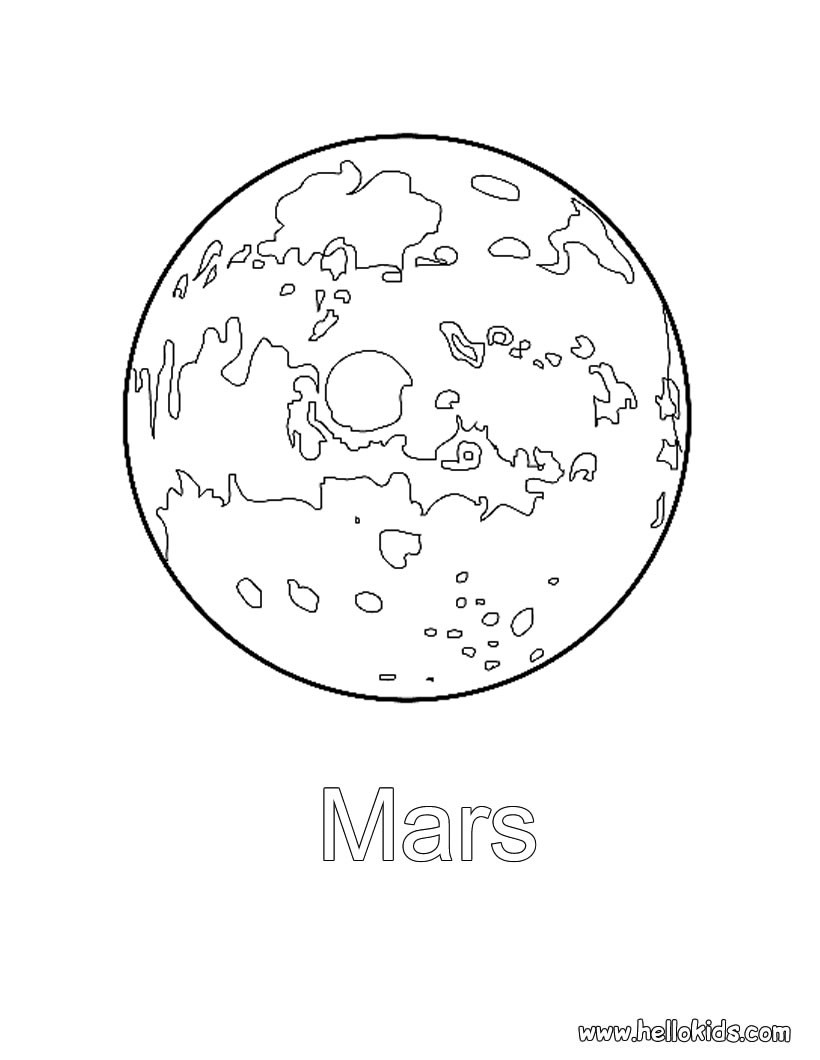 mars zum ausmalen zum ausmalen  dehellokids