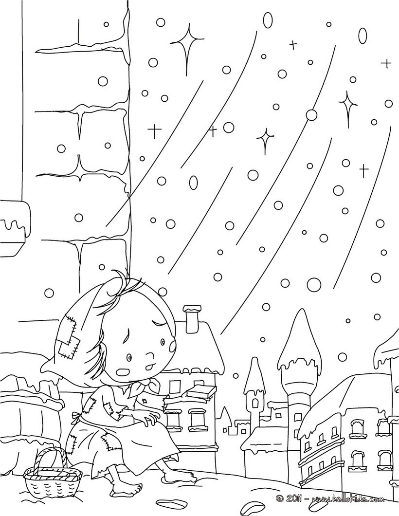 h c andersen coloring pages - photo #10