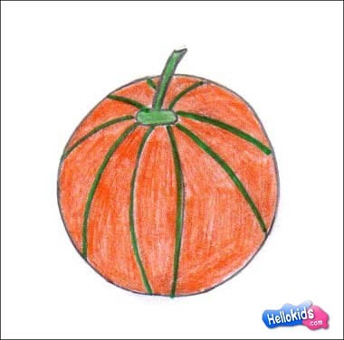 Wie man eine Melone malt