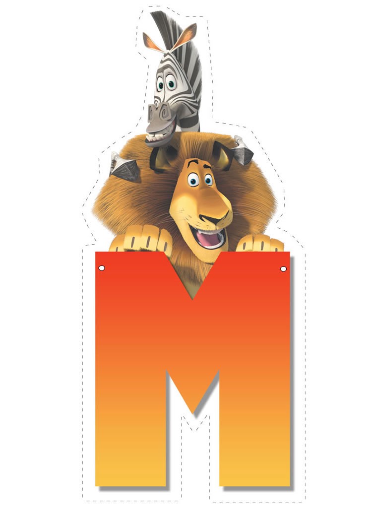 Madagascar 2: Buchstabe M