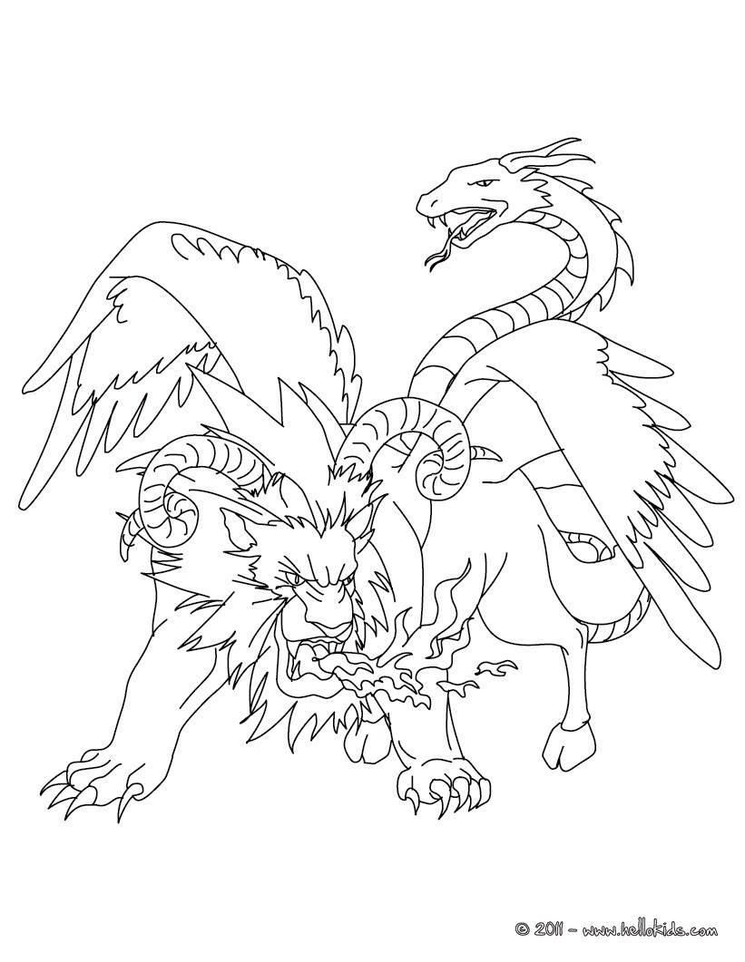 monster dog coloring pages - photo #46