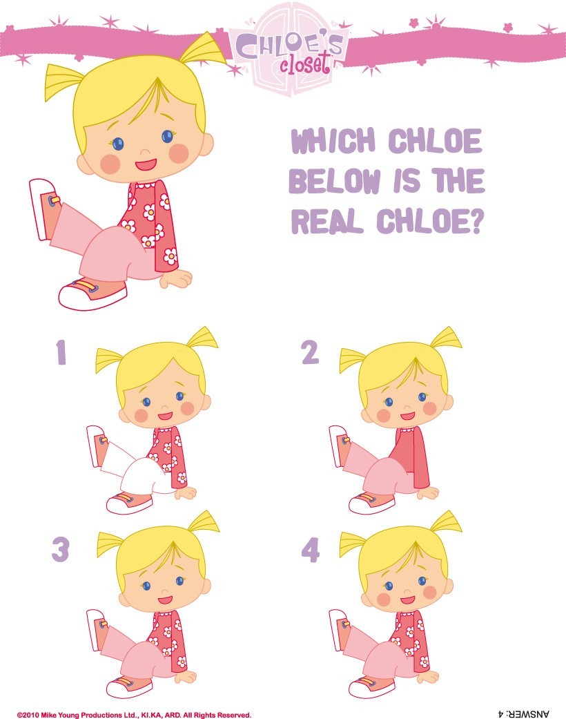 Unterschiede: Finde die richtige Chloe