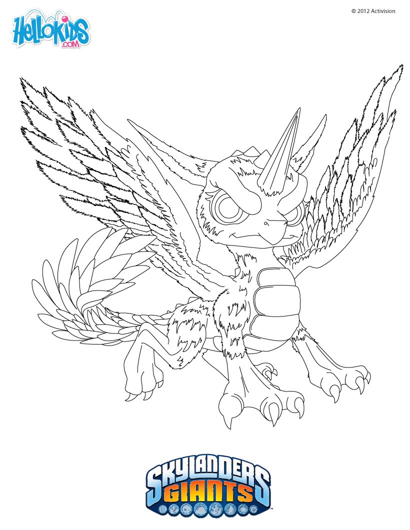 whirlwind skylanders coloring pages - photo #4