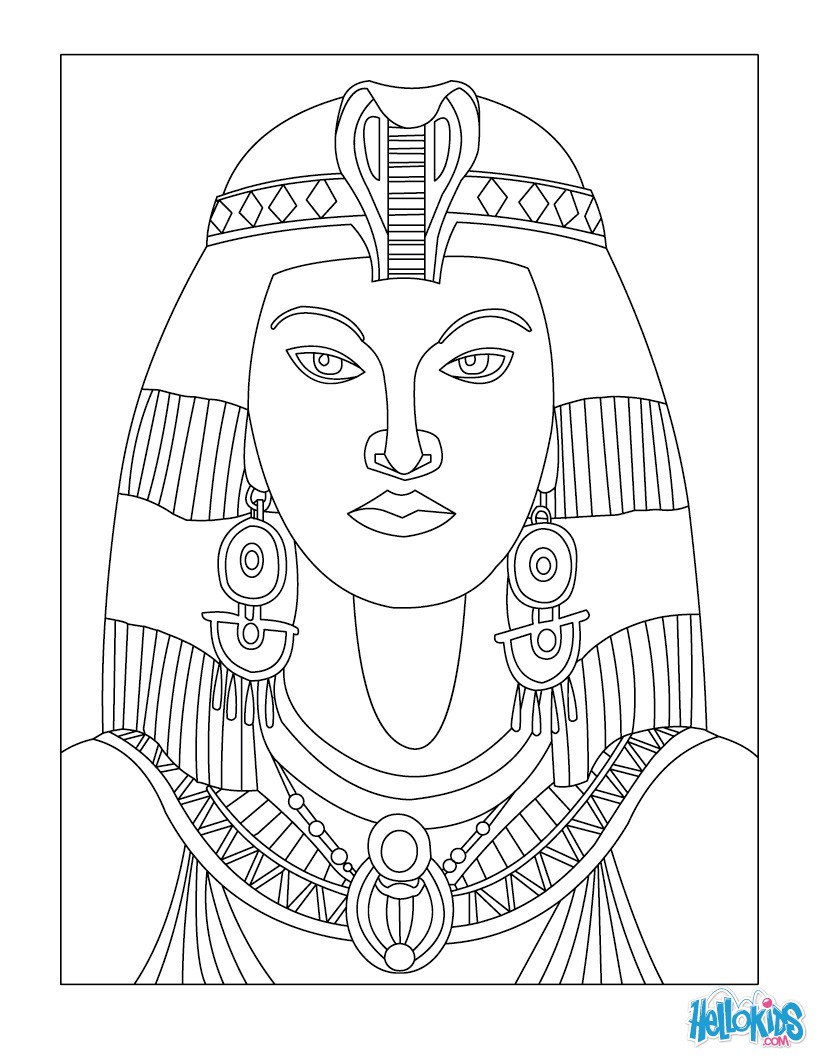 ausmalbilder ägypten pharao