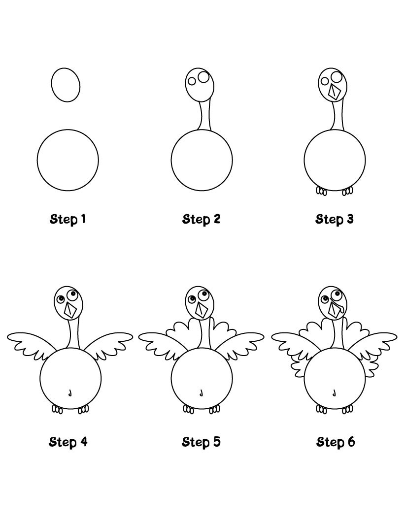 how-to draw Thanksgiving