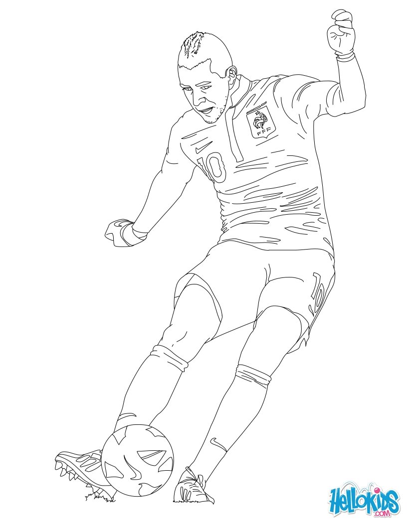 Karim benzema zum ausmalen - de.hellokids.com