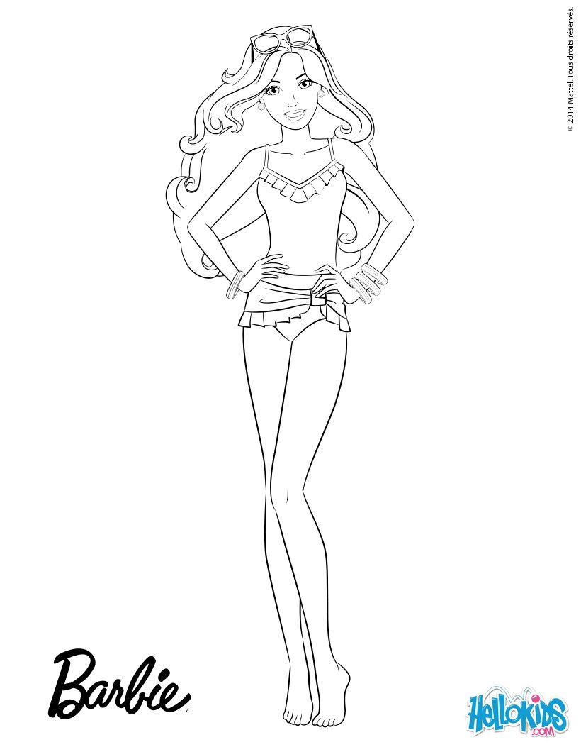 barbie drawing cute coloring pages barbie coloring pages