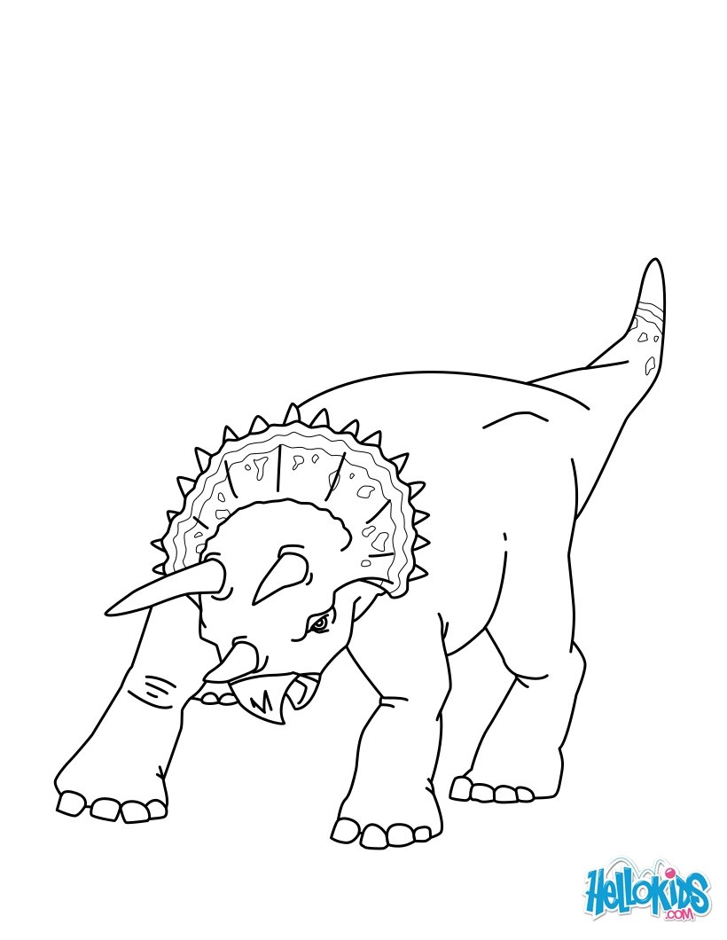 triceratops zum ausdrucken
