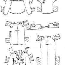 Clothes for men model coloring page - Coloring page - GIRL coloring pages - PAPER DOLL CLOTHES