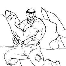 Hulk hat kräftige Arme