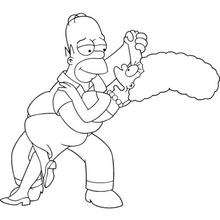 Homer tanzt mit Marge