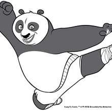 Kung Fu Panda in Kampfposition