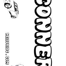 Conner - Coloring page - NAME coloring pages - BOYS NAME coloring pages - Letter C