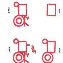 How to draw a tractor - Draw - HOW TO DRAW lessons - How to draw TRANSPORT