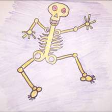 How to draw a Halloween Skeleton - Draw - HOW TO DRAW lessons - How to draw HOLIDAYS - How to draw HALLOWEEN
