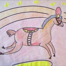 How to draw a Circus horse - Draw - HOW TO DRAW lessons - How to draw CIRCUS