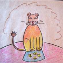 How to draw a Circus lion - Draw - HOW TO DRAW lessons - How to draw CIRCUS