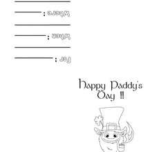 Happy Paddy's Day Grußkarte