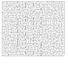 FINDE DIE RICHTIGE STRAßE schwieriges Labyrinth