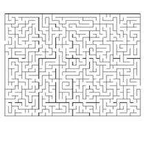 FINDE DEN WEG schwieriges Labyrinth