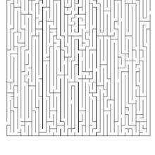 FINDE DEN RICHTIGEN WEG schwieriges Labyrinth zum Ausdrucken