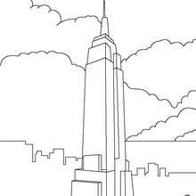 Empire State Building zum Ausmalen