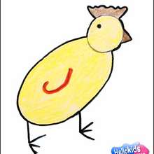 How to draw a yellow Easter chick - Draw - How to draw EASTER - How to Draw EASTER CHICK