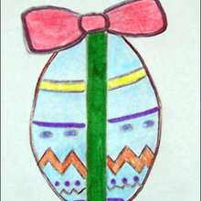 How to draw an Easter egg - Draw - How to draw EASTER - How to Draw EASTER EGG