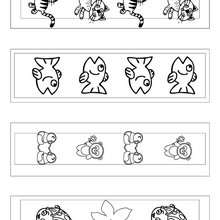 Cute Animal bookmarks coloring page - Kids Craft - BOOKMARKS - ANIMAL Bookmarks