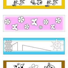 Half-colored Animal bookmarks - Kids Craft - BOOKMARKS - ANIMAL Bookmarks