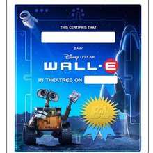 WALL E Filmurkunde