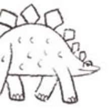 How to draw a Stegosaurus - Draw - HOW TO DRAW lessons - How to draw DINOSAURS