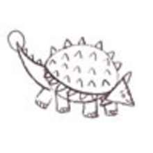 Wie man einen Ankylosaurus malt