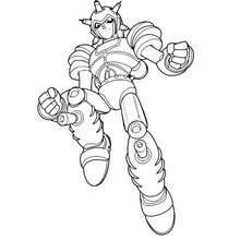 Roboter Astro boy zum Ausmalen